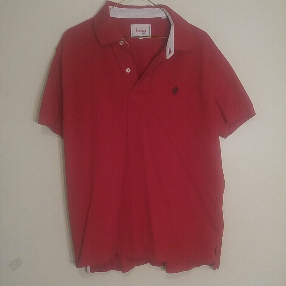 Short Sleeve Red Polo